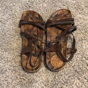 Super cute brown sandals purchased in Spain